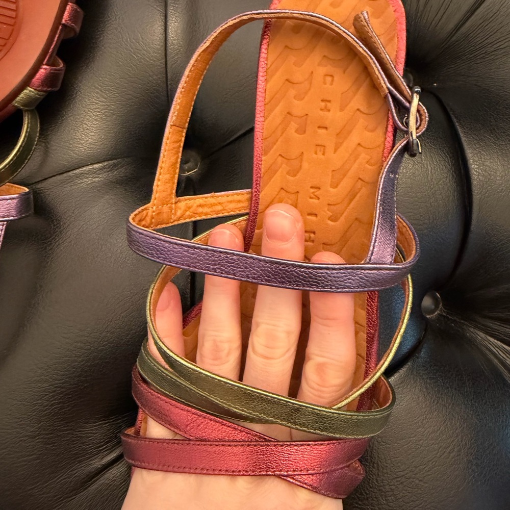 Chie Mihara Multicolor Strappy Sandals 36 NWOT - Picture 6 of 8